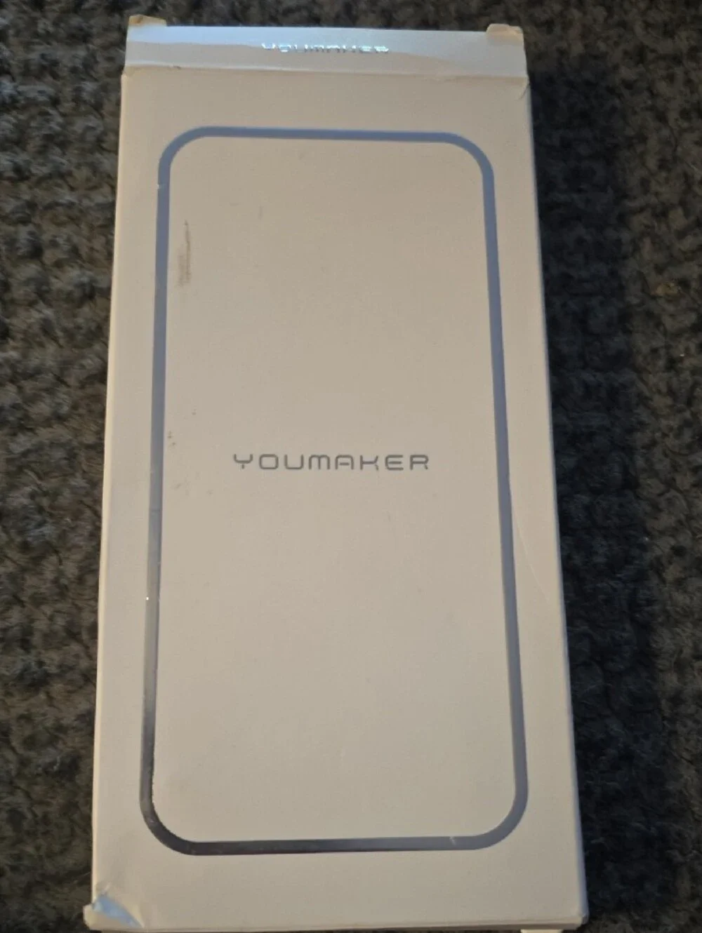 White Protective Phone Case with Screen Protector